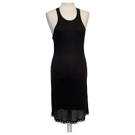 Vestido Mcq negro de lyocell