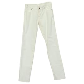 Pantalones bordados Iceberg x Los Simpson en algodón color crema