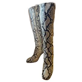 Botas Dsquared2 de piel con estampado leopardo