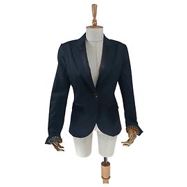 By Malene Birger Blazer in Schwarz Wolle