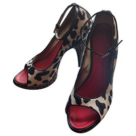 Décolleté con plateau Giuseppe Zanotti Leopardata 37.5