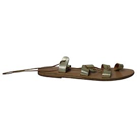 Ancient Greek Sandals Sandali della Grecia Antica Sandali Alcyone in Pelle Marrone
