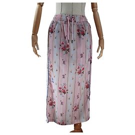 Autre Marque Falda midi floral Han Kjobenhavn Nylon XS