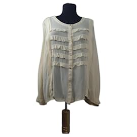 Camisa de seda By Malene Birger Beige XL