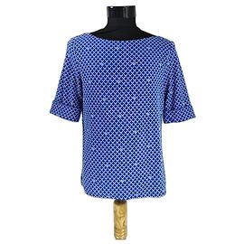Top de algodón azul Ralph Lauren XXL