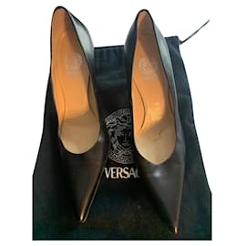 Décolleté Versace Neri in Pelle 36