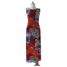 Noa Noa Kleid Mehrfarbig Polyester Größe S