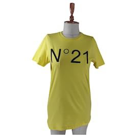 No 21 Baumwoll T-Shirt Gelb