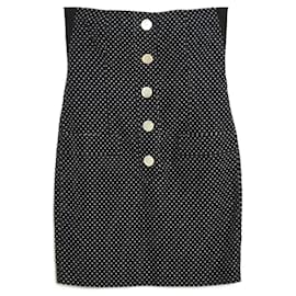 BLACK POLKA LINEN FR38 - Yves Saint Laurent
