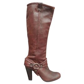 Frye Westernstiefel aus Leder dunkelbraun 39,5