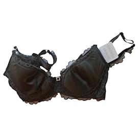 Reggiseno push up e mutande Charlott' nero pizzo - Autre Marque