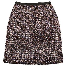 Falda midi de tweed Giambattista Valli en poliamida multicolor