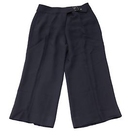 A.L.C BEIM.l.C. Madeleine-Schnallenhose mit hoher Taille aus schwarzer Viskose