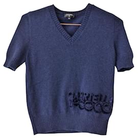 Chanel Kaschmirpullover Marine Coco Gabrielle