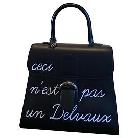 Delvaux Brillant MM L'Humour Pelle Nera