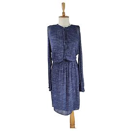 Vestido Noa Noa azul de viscosa L