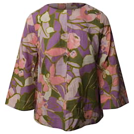 Zimmermann Camicetta a fiori Zimmerman in lino multicolore