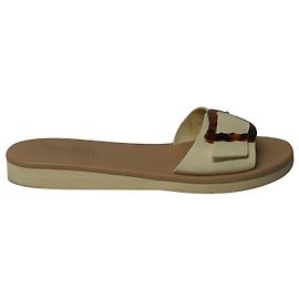 Ancient Greek Sandals Sandali Aglaia della Grecia Antica in Pelle Bianca