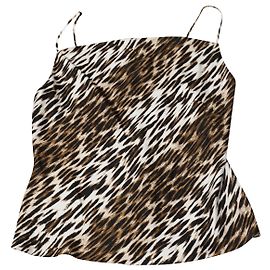Camisola de seda con estampado animal Kay de L'Agence Kay