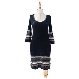 Vestido M Missoni negro de viscosa Talla S