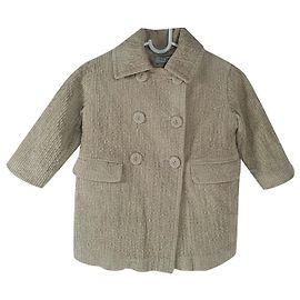 Autre Marque Cappotto I Pinco Pallino Beige in Cotone Bambina