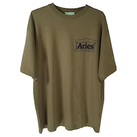 T-shirt Aries in cotone verde - Autre Marque