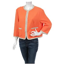 Laurèl Blazer Orange Baumwolle Elastan XL