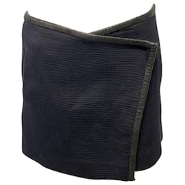 Minifalda superpuesta Isabel Marant de algodón negro