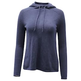Kapuzenpullover Theory aus marineblauem Kaschmir