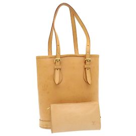 LOUIS VUITTON Nomad Bucket PM Umhängetasche Beige M85001 LV Auth hs790