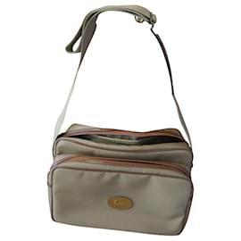 Lancel Briefcase Caramel Cloth