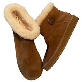 Michael Kors Wildleder Stiefeletten Karamell
