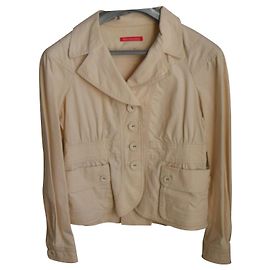 Alain Manoukian Jacke Beige aus Stoff Grösse 40