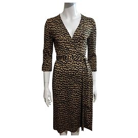 Diane Von Furstenberg DvF Julian Vintage Edition Wickelkleid aus Seidenjersey