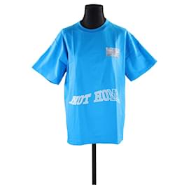 Louis Vuitton Virgil Abloh T-shirt Blue Cotton