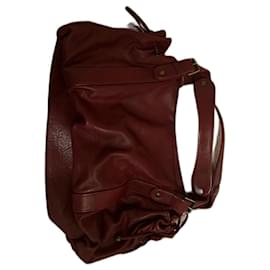 Gerard Darel 24h Handtasche aus Leder Dunkelrot