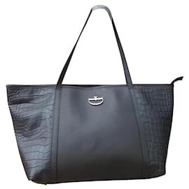 Bandolera LANCASTER de piel negra - Autre Marque