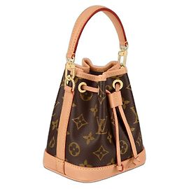 Borsa Louis Vuitton Nano Noe Monogramma Marrone