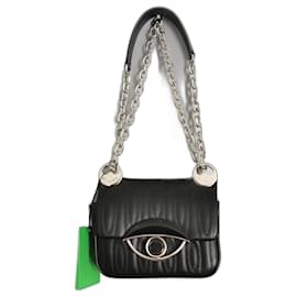 Mini borsa a mano Kenzo Tali in pelle d'agnello nera trapuntata