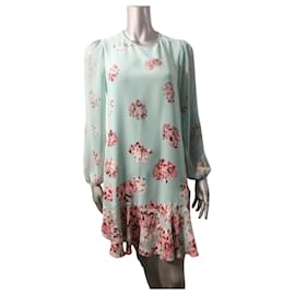 Kleid Bcbg Max Azria Blau Polyester Größe XS
