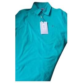 Vilebrequin Polo Shirt Turquoise Cotton XL - Autre Marque