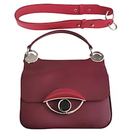 Borsa a mano Kenzo Tali in pelle bordeaux