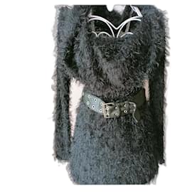 Vestido Miss Sixty Negro de Lana