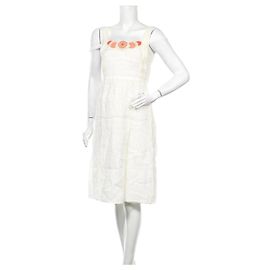 Vanessa Bruno Kleid aus Ramie in Ecru