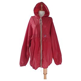 Chubasquero K-Way rojo de poliamida