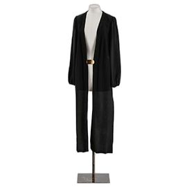 Chaqueta Chloé Negra con Detalles Dorados