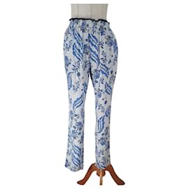 Vanessa Bruno Seidenhose Blau