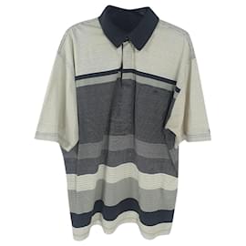 Carlo Colucci Striped Cotton Polo Shirt - Autre Marque