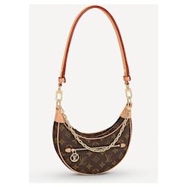 Borsa a mano Louis Vuitton Loop Monogram Canvas Marrone