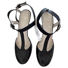 Autre Marque sandali neri con tacco tipo Salomé Farrutx T.37,5-38
